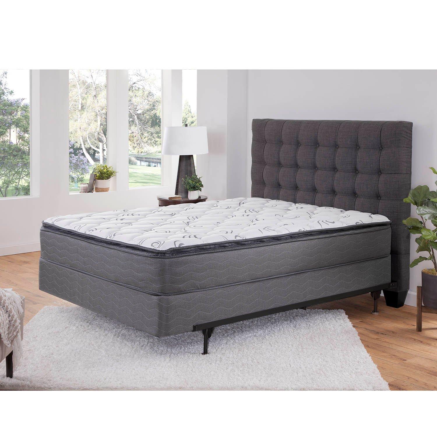 Rent to Own Woodhaven Bedding Encore II King Plush Pillow Top Mattress with Protector at Aaron's